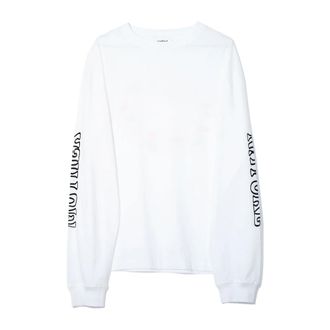 Soulland Mushroom Cloud L/S T-shirt - Dames - Longsleeves - Wit - S/M - Katoen - Tops