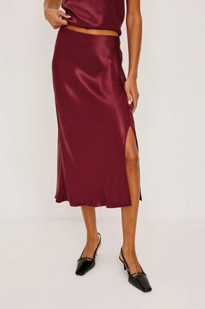 Rails Maya Midi Skirt In Garnet