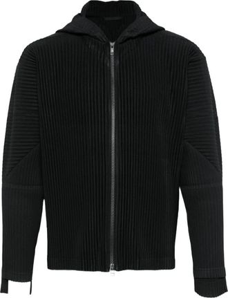 Issey Miyake Blouson - Heren - Vesten met rits - Zwart - M - Hoodies & sweatvesten