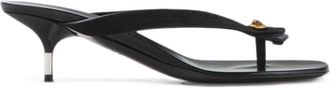Versace lederen stringsandalen