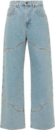 Giuseppe Di Morabito Blauwe Broek - Dames - Regular Fit Jeans - Blauw - S - Denim - Jeans