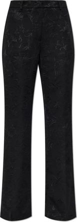 Etro Dames, Broeken, Zwart, Maat: XS Leer