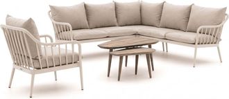 Manifesto Furniture Manifesto Celante/ROUGH-K hoek loungeset 6-delig 6-zits