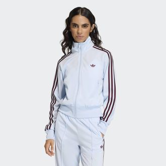 adidas Trainingsjacke ADIDAS ORIGINALS FIREBIRD CLASSIC ORIGINALS, Damen, Gr. XXL, crystal sky, maroon, Obermaterial: 100% Polyester, Jacken Trainingsjacke, 