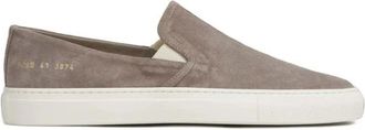 Common Projects Minimal Slip-On - Heren - Loafers - Grijs - 40 EU - Leer - Schoenen