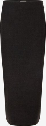 Loulou Studio Langer Rock aus Schurwolle Samos