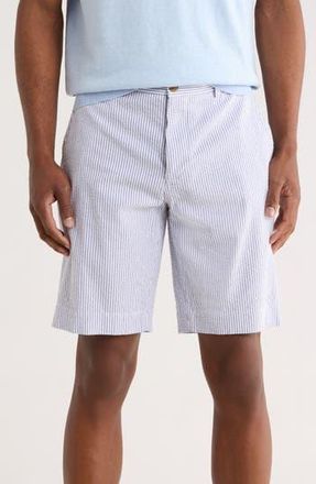 Brooks Brothers Cotton Seersucker Shorts in Open Blue at Nordstrom Rack, Size 40