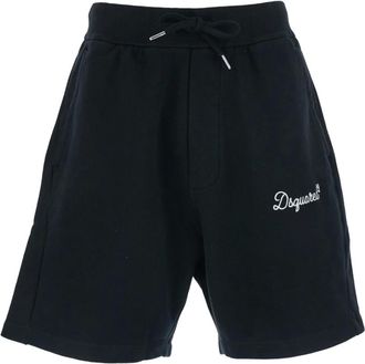 Dsquared2 Hombre, Pantalones cortos, Negro, Talla: L