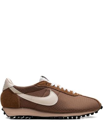 Nike lace-up logo-detail sneakers - unisex - Calf Leather/Fabric/Mesh/Rubber - 12.5 - Brown