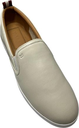 Bally Hinka 6211667 Ladies Bone Lamb Leather Sneakers