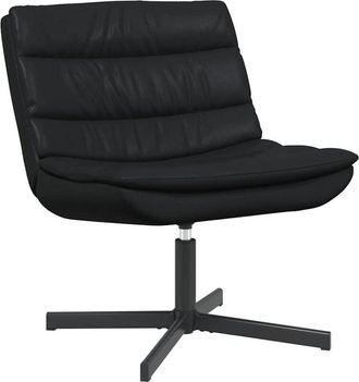 vidaXL Vidaxl - Silla Giratoria Negro 63 X 75 X 76 Cm Cuero Sint&eacute;tico
