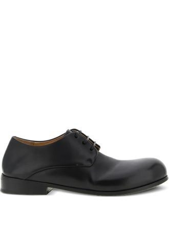Mars&egrave;ll rounded toe derby shoes - men - Calf Leather/Calf Leather/Calf Leather - 43 - Black