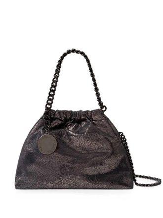 Stella McCartney Stella McCartney Falabella Mini-Einkaufstasche mit Crackle-Effekt