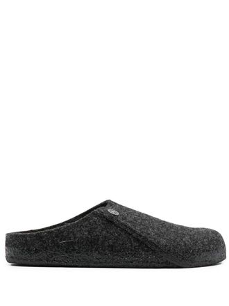 Birkenstock Zermatt wool felt slippers - women - Wool/Fabric/Rubber/Polyester - 38 Narrow - Grey