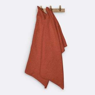 La Redoute Interieurs Set van 2 theedoeken in gewassen linnen Victorine