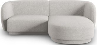 CXL by Christian Lacroix 3-Sitzer Designer Ecksofa Lionel - Chenille Silver Melange