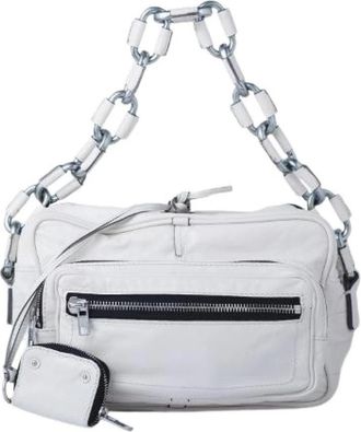 Chlo&eacute; Pre-owned Betty Bag - Dames - Vintage Schoudertas - Wit - ONE Size - Leer - Vintage