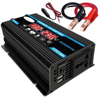 OEM Inversor De Corriente Para Coche De 3000 W, Transformador De Cc De 12 V A 220 V Con Cargador Usb Universal, Inversor De Onda Sinusoidal Modificada (co