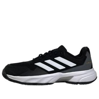 adidas CourtJam Control 3 Tennis Shoes Black White IF0458