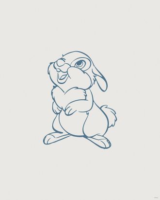 Komar Bild »Hey Thumper« Natur 1 Stk. tlg. Wandbild zur Dekoration im Kinderzimmer - ohne Rahmen