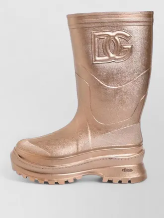 Dolce & Gabbana rubber pull on rain boots