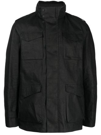 Herno patch-pocket field jacket - Black