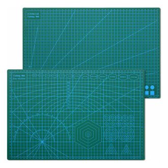 OEM Lilaris - Tapete De Corte A3 Antideslizante De Doble Cara, Autocurativo, Impreso, Verde, 45 X 30 Cm, Tapete De Corte A3 Para Acolchado, Costura, Scrap