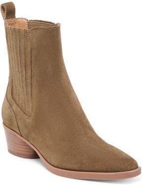 Dolce Vita Faint H2O Waterproof Chelsea Boot in Olive Suede H2O at Nordstrom Rack, Size 5.5