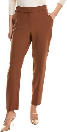 Oscar De La Renta Oscar De La Renta Classic Wool-Blend Skinny Pant