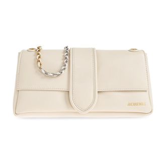 Jacquemus Shoulder Bags, female, Beige, Size: ONE SIZE Le Bambino Cha&icirc;ne Shoulder Bag