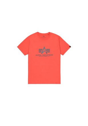 Alpha Industries T-Shirt ALPHA INDUSTRIES Basic T-Shirt BL, Herren, Gr. XXL, rot (radiant rot), Obermaterial: 100% Baumwolle, Shirts T-Shirt