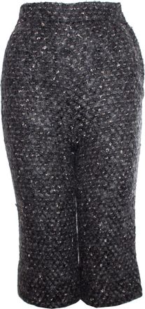 Dolce & Gabbana Dolce & Gabbana, Grijze wollen kniebroek