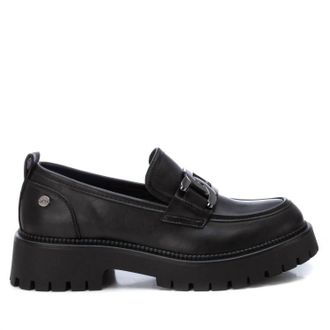 Xti Womens Moccasins Shoes In Black