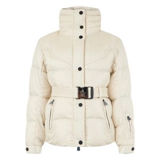 Moncler Karashi Donsjack - Dames - Jassen - Wit - Maat: XS Zijde