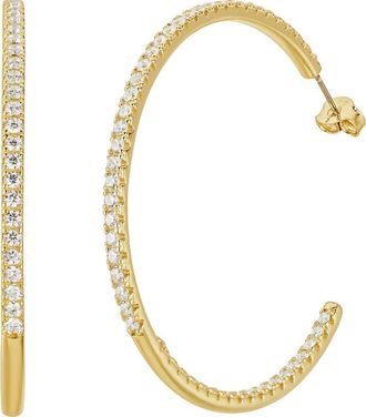 Untamed Petals Everyday Glam Hoops in Gold at Nordstrom