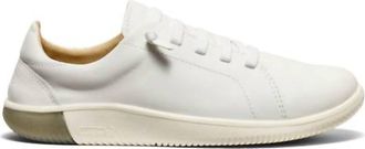 Keen Womens Knx Leather Low Top Sneakers In Star White/star White