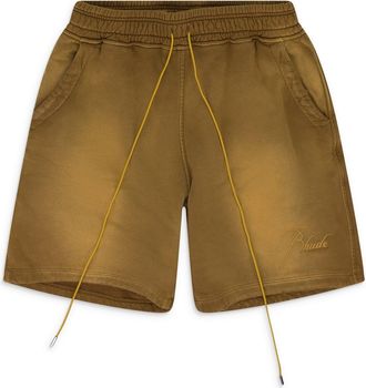 Rhude Camel Embroidered Script Logo Sweatshort