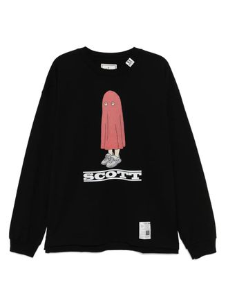 Miharayasuhiro Scott printed T-shirt - men - Cotton - 48 - Black