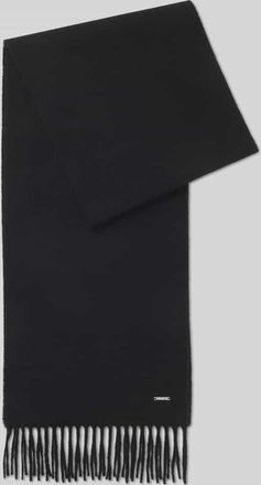 HUGO BOSS Schal aus reinem Kaschmir Modell PYETRO_30*190 in Black, Größe 1