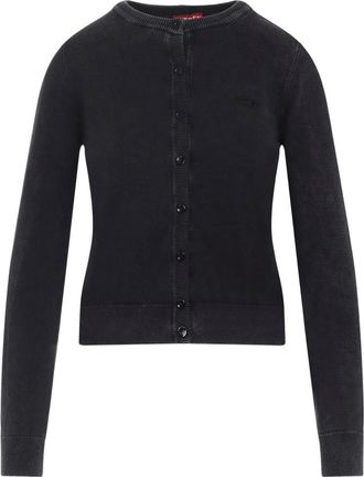 Diesel Button-fastening Logo-embroidered Cardigan