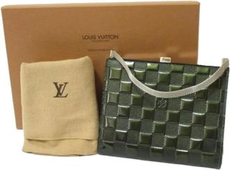 Louis Vuitton Pre-owned Clutches, female, Green, Size: ONE SIZE Pre-owned Clutch