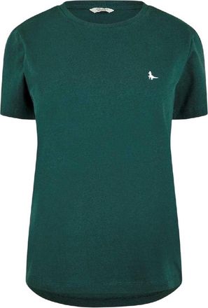 Jack Wills Endmoor Boyfriend T-shirt voor dames (Donkergroen)