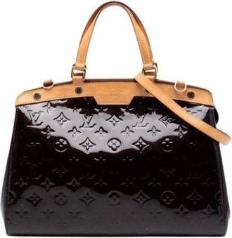 Louis Vuitton Pre-owned Handbags, female, Purple, Size: ONE SIZE Pre-owned Brea MM