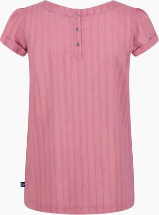 Regatta Womens Crew Neck Short Sleeve Shell Blouse - Pink - Size: 14