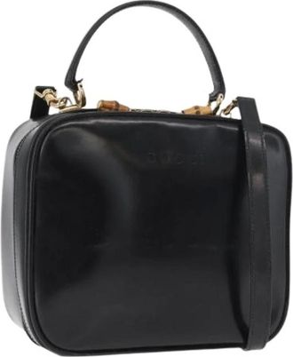 Gucci Pre-owned Cross Body Bags, female, Black, Size: ONE SIZE Pre-owned Vintage Hand Bag