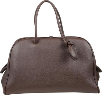 Jacquemus Le Grand Turismo Leren Bowlen Tas - Heren - Handtassen - Bruin - ONE Size - Leer - Tassen