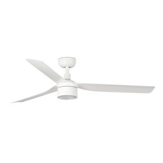 Netlighting Punt 132cm TEK LED Ceiling Fan Matt White 2700K