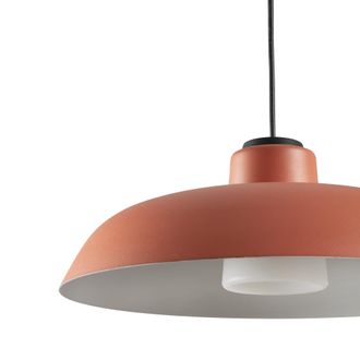 Faro Barcelona Saga Colgante Con Flor&oacute;n Naranja