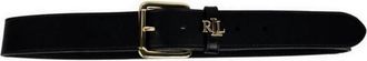 Ralph Lauren Logo Keeper Riem - Dames - Riemen - Zwart - S - Leer - Accessoires