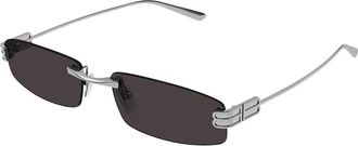 Balenciaga BB0488S 001 Mens Sunglasses Size 57